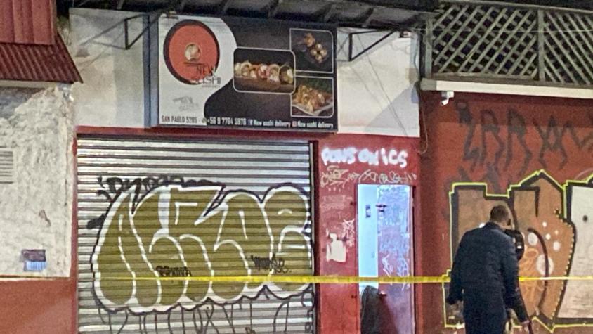 Desconocidos balean a comerciantes de local de sushi en Lo Prado