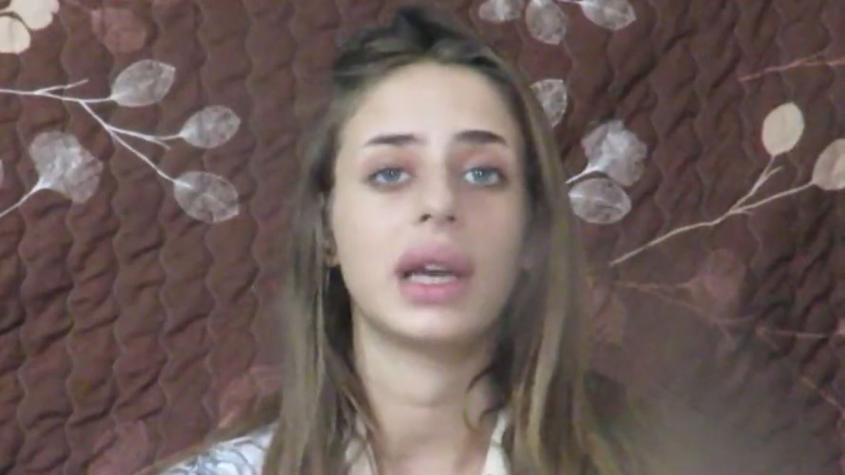 Joven de ascendencia chilena, Mia Schem, en video liberado por Hamás: "Sáquenme de aquí lo antes posible, por favor"