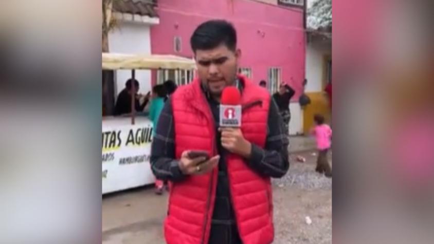 "Es mi primo...": Reportero se entera de la muerte de familiar cubriendo noticia en México