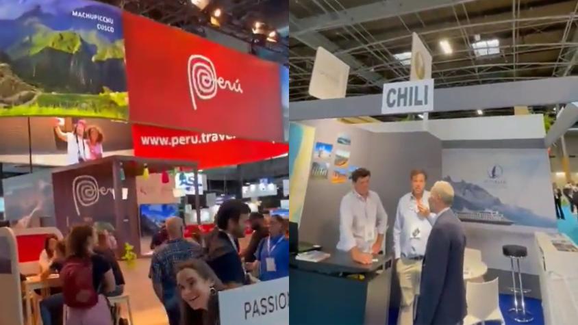 Pequeño stand de Chile en importante feria de turismo en Europa se hace viral y desata críticas