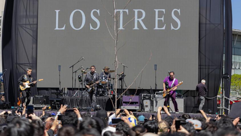 La 'revuelta' de Los Tres llega a Ñuñoa: Confirman concierto gratis este viernes