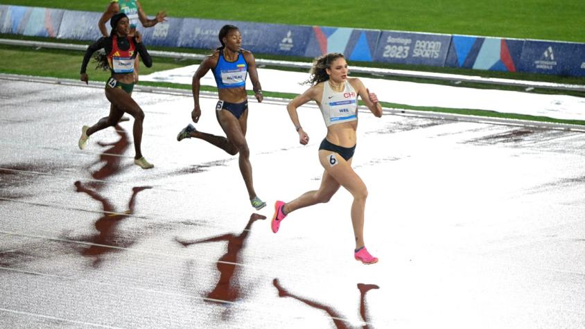 Martina Weil gana el oro en los 400 metros planos de Santiago 2023
