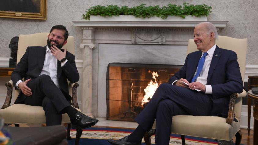 Presidente Biden a Boric: "Sé que tú y yo compartimos la visión de que el hemisferio sea el más próspero y democrático del mundo"