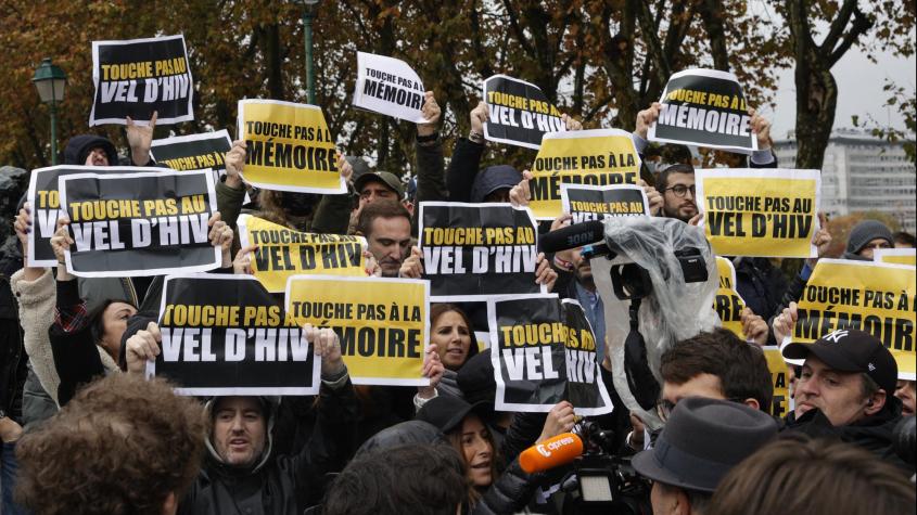 Manifestaciones en Francia tras aumento de actos hostiles hacia judíos