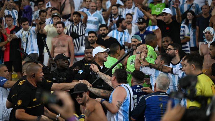 Eliminatorias: Graves incidentes previo a partido de Brasil vs Argentina