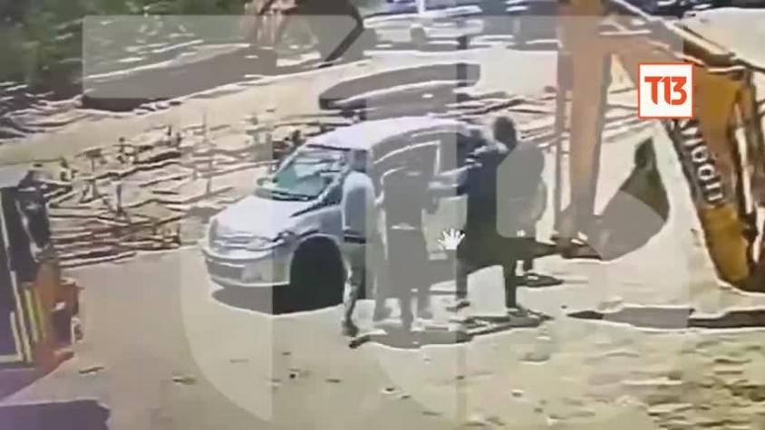 VIDEO: Así fue el asalto que terminó con un empresario secuestrado en Rancagua