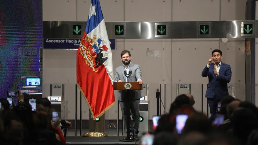 Beneficiará a 618 mil pasajeros de San Bernardo y El Bosque: Presidente Boric inaugura extensión de Línea 2 de Metro