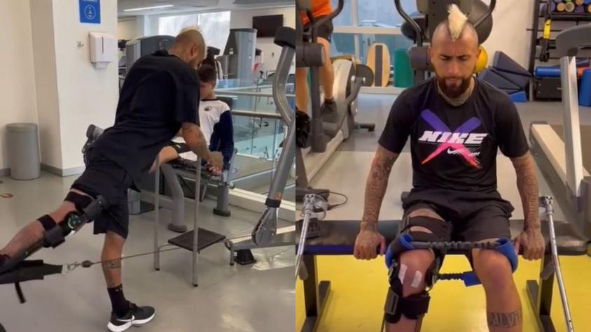 “Nos vemos pronto”: El emotivo video de Arturo Vidal dando por terminada su recuperación en Chile