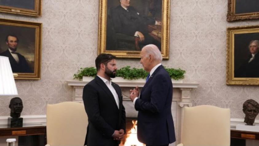 Casa Blanca divulga respuesta de Biden a Boric: "El Presidente dejó claro que EEUU seguirá apoyando a Israel"