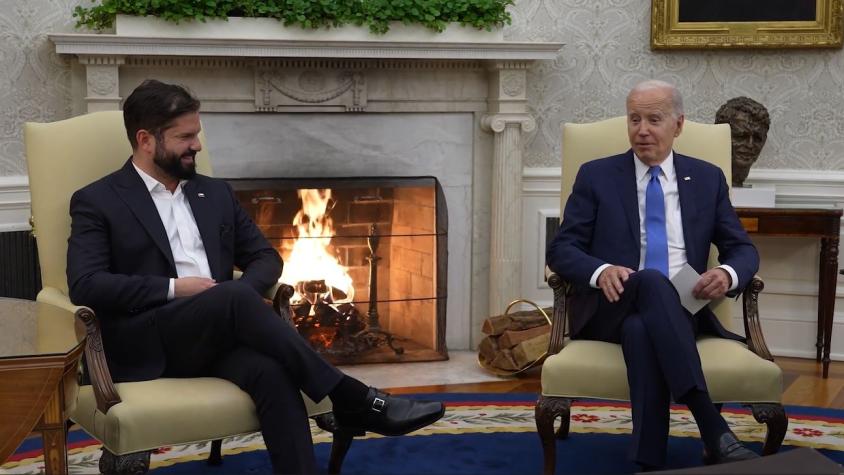 “Eso no es problema”: La peculiar broma de Joe Biden al Presidente Gabriel Boric por su edad