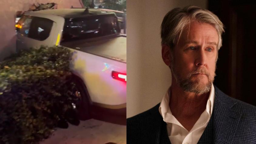 Estrella de "Succession" protagoniza impresionante accidente en Los Ángeles: Su auto terminó dentro de pizzería
