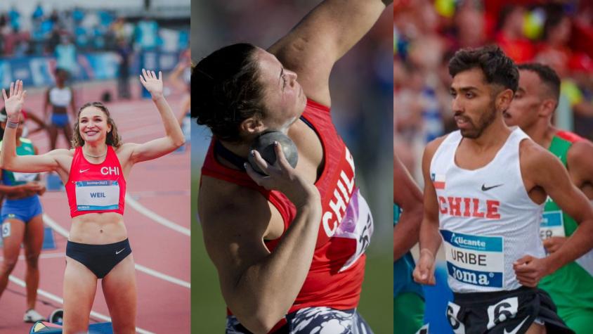Atletismo Santiago 2023: Los chilenos que pelean la medalla de oro este jueves