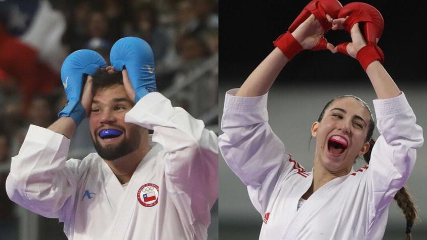 Jornada dorada para el karate: Valentina Toro y Rodrigo Rojas llevan a Chile a los 12 oros