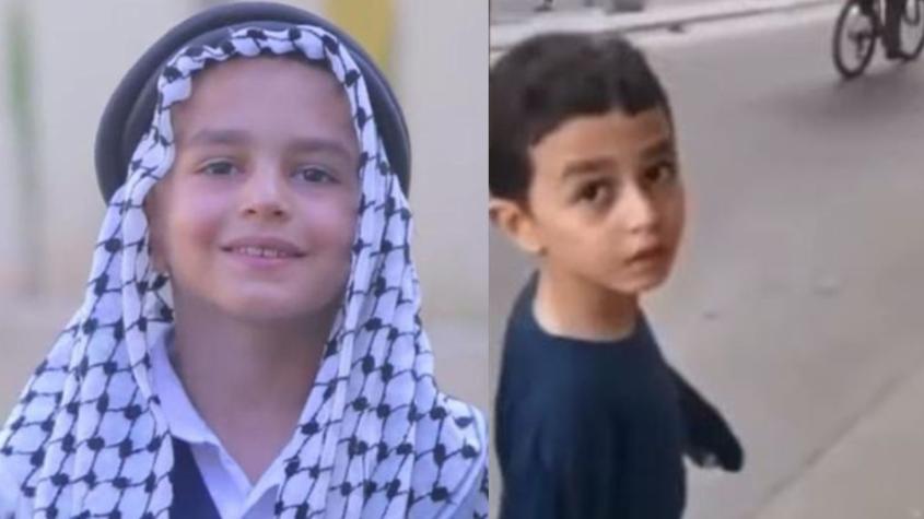 "No quiero dejar Palestina, no tengo miedo": Revelan video de Ghassan Sahurie, niño chileno-palestino en Gaza