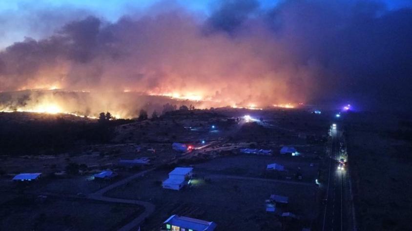 Se queman 150 hectáreas en región de O’Higgins: Senapred declara Alerta Roja en La Estrella