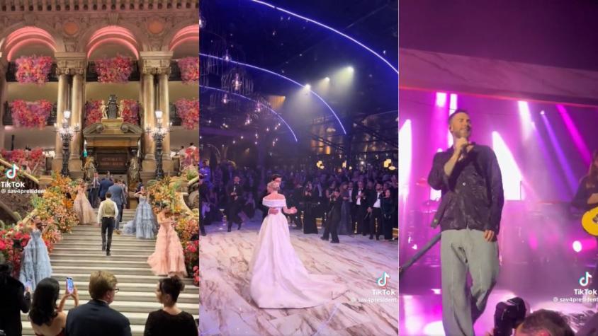 En el Palacio de Versalles y con Maroon 5 en vivo: La millonaria boda de la hija de un magnate que se hizo viral 