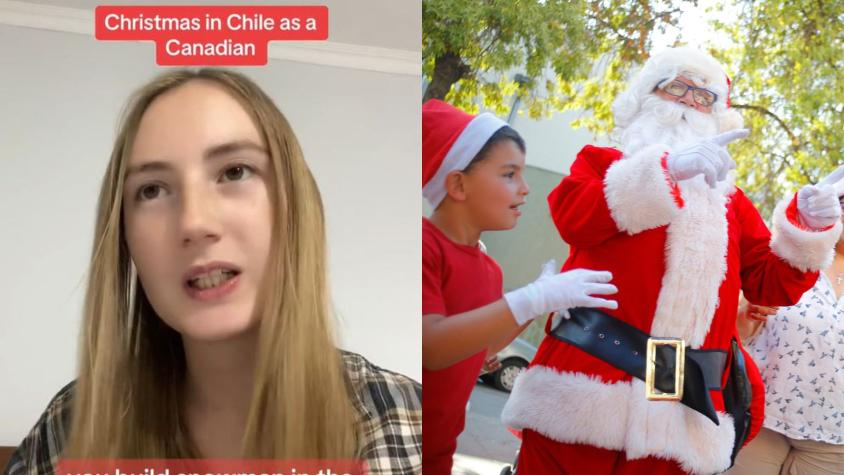 “Es rara”: Joven canadiense detalló qué es lo que más le ha llamado la atención de la Navidad en Chile