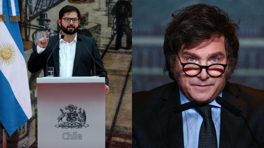 Presidente Boric se comunicó con Javier Milei tras su triunfo electoral en Argentina