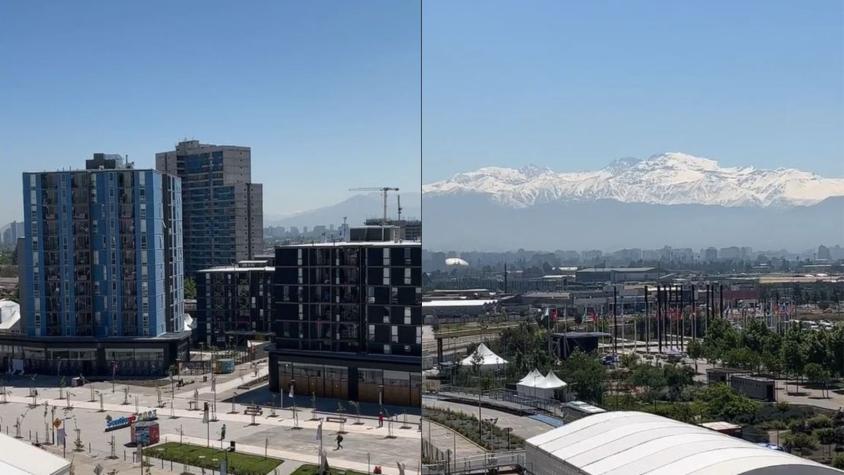 “¡Increíble!”: Atletas de Santiago 2023 destacaron la belleza de la Cordillera de Los Andes post lluvia