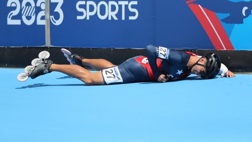 Los descargos de Emanuelle Silva tras ser empujado en final de 500 metros: "En el deporte hay códigos"