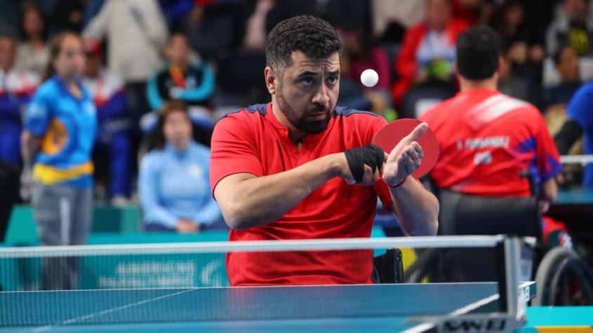 ¡Lo hizo el tenis de mesa!: Luis Flores le da a Chile el primer oro en los Parapanamericanos Santiago 2023