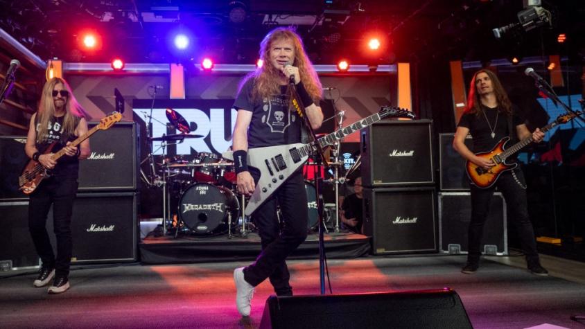 Megadeth vuelve a Chile después de siete años y complicaciones de salud de Dave Mustaine