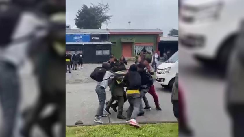 En libertad quedaron adolescentes que golpearon a carabinero en San Pedro de la Paz