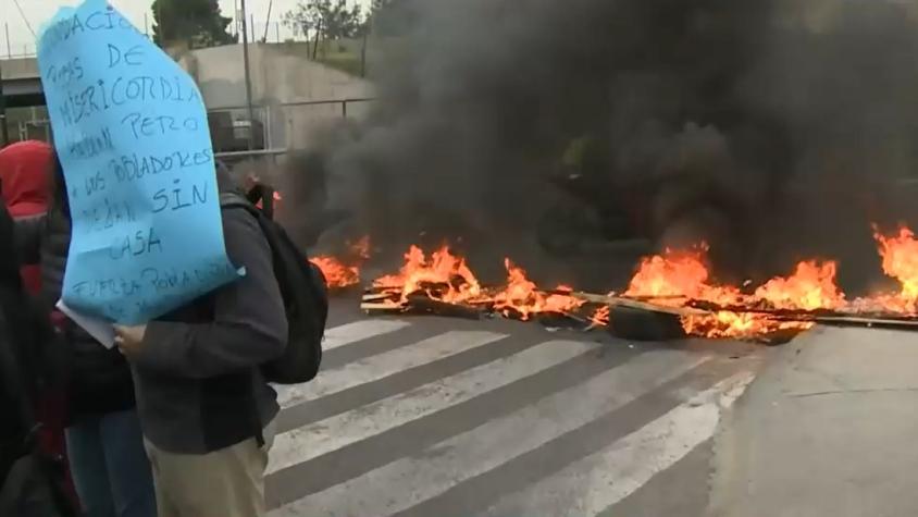 Pobladores cortan el tránsito y encienden barricadas en Independencia: piden construcción de viviendas habitacionales