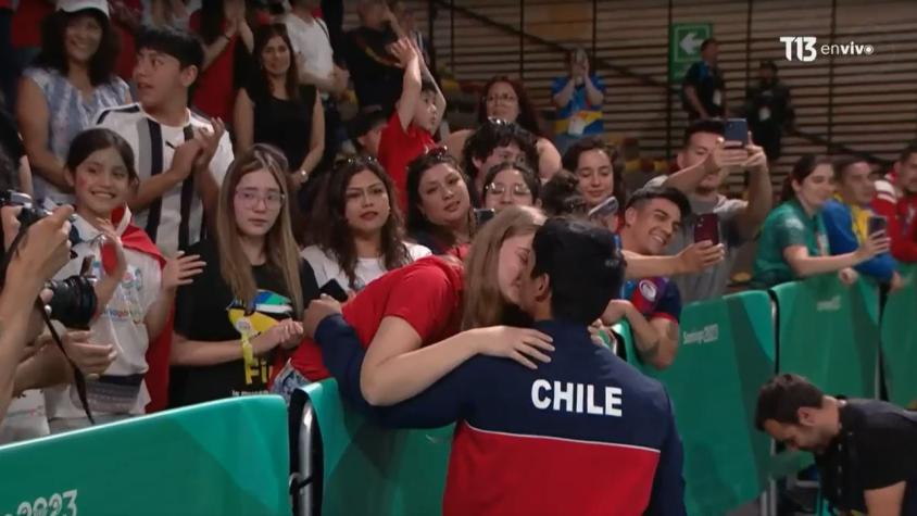 La dosis de ternura: Paratleta chileno ganó oro, logró récord Parapanamericano y pidió matrimonio