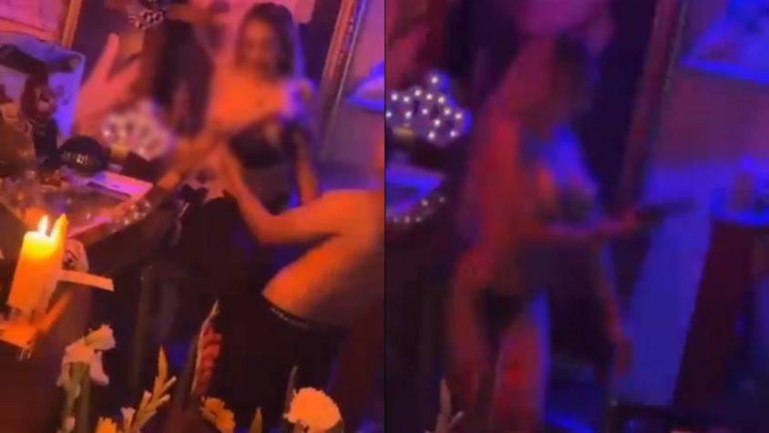 Bailando junto al ataúd y con un arma: Velorio de alto riesgo en San Ramón incluyó show de stripper