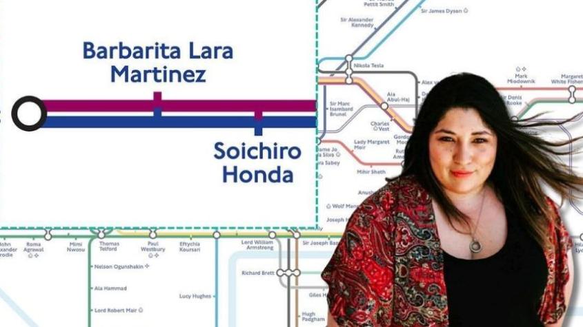 Metro de Londres destaca a ingeniera chilena: Su nombre estará en una estación por un mes