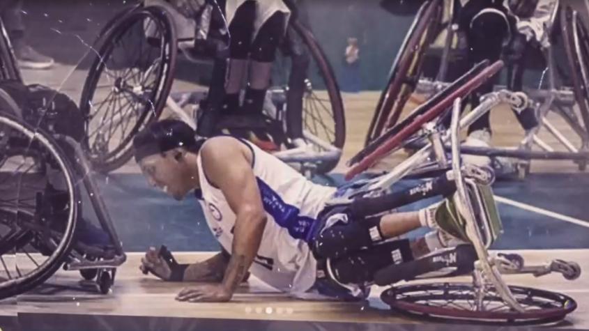 La historia del basquetbolista del Team ParaChile que rompió su silla de ruedas en plena competencia