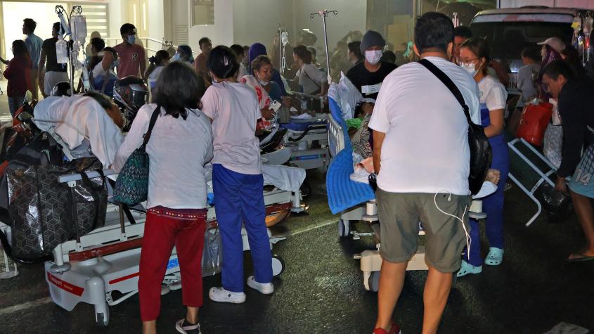 Terremoto 7,6 en Filipinas deja a dos personas fallecidas