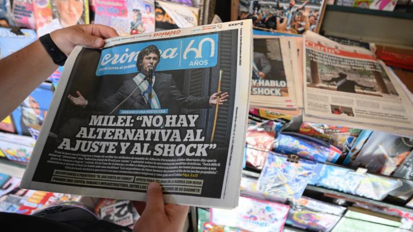 Primer lunes de Milei en Argentina: Argentinos a la espera del "shock económico"