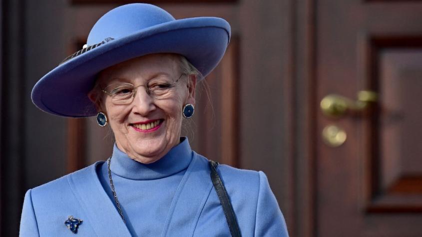 Reina de Dinamarca anuncia que abdica el trono: Lleva 52 años de reinado