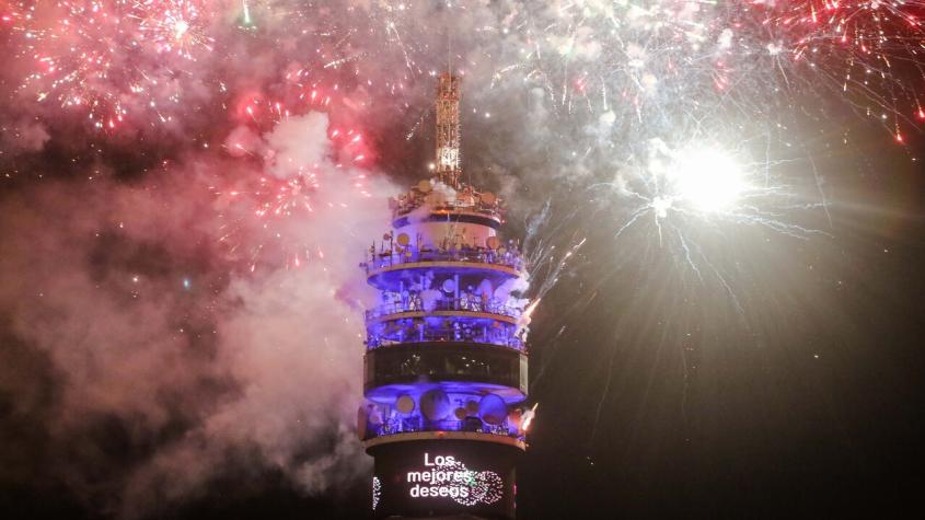 Torre Entel no tendrá tradicional show de fuegos artificiales para recibir el 2024