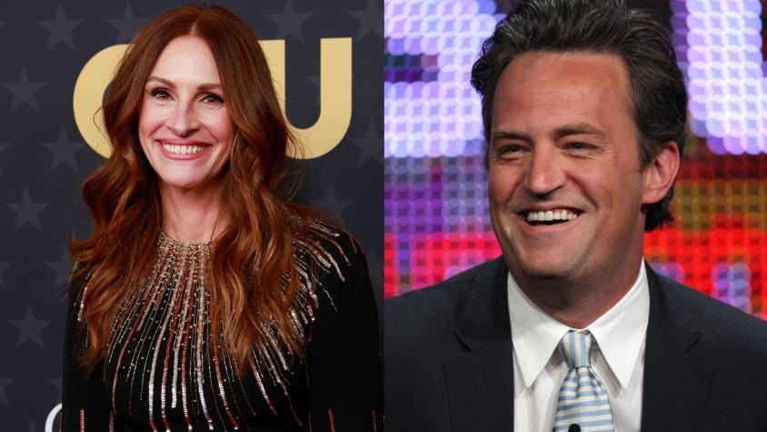 Julia Roberts habla por primera vez sobre la muerte de su expareja, Matthew Perry