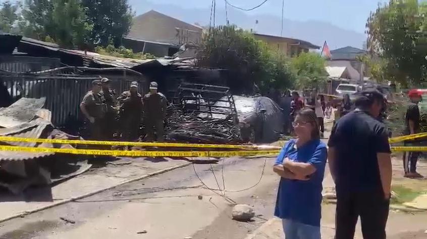 Incendio en casa de San Ramón deja a una persona muerta y otra en riesgo vital