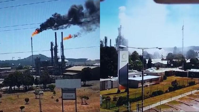 Inflamación en refinería de ENAP en Hualpén: Reportan un trabajador lesionado