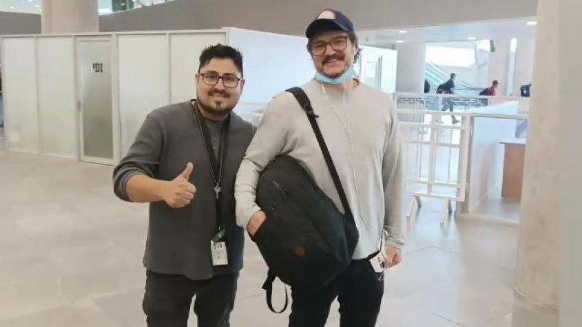 Hombre que se tomó foto con Pedro Pascal: "Para ser un actor tan reconocido, fue muy simpático"