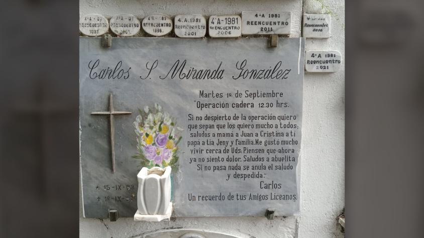 La desgarradora historia que cuenta una tumba en Temuco: dejó un mensaje antes de morir y sus compañeros de curso jamás lo olvidaron