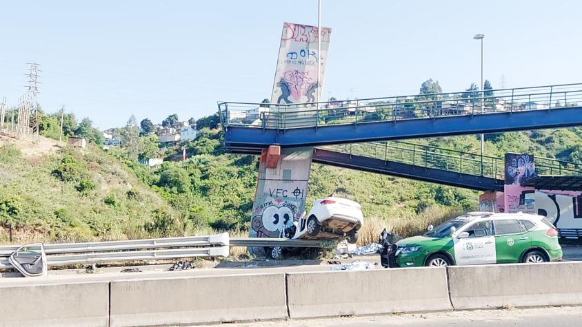 Accidente en Viña del Mar deja dos fallecidos y tres heridos de gravedad