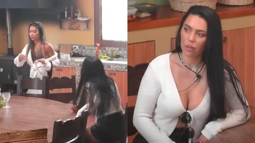 "No te conozco y tú tampoco a mí": Daniela Aránguiz tuvo tensa conversación con Chama al llegar a 'Tierra Brava' "No te conozco y tú tampoco a mí": Daniela Aránguiz tuvo tensa conversación con Chama al llegar a 'Tierra Brava'