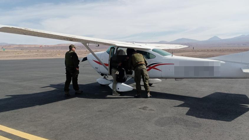 Obligan a descender a avión que volaba sin autorización en Antofagasta: Ocupante tiene antecedentes delictuales