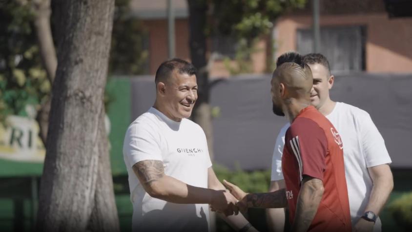 ¿Se acerca a Colo Colo? Las imágenes del primer encuentro de Arturo Vidal con Jorge Almirón