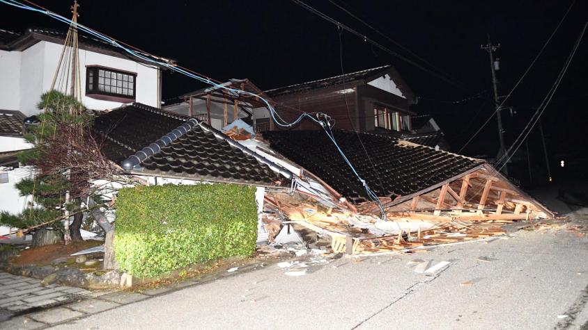 Suben a seis los muertos por terremoto en Japón magnitud 7,5