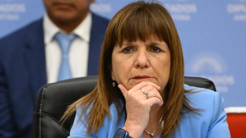 Patricia Bullrich, ministra de Javier Milei:  "Gran parte hoy de la droga que entra a Argentina entra por Chile"