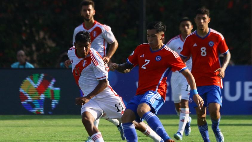 Preolímpico Sub 23: La Roja cae ante Perú en su debut