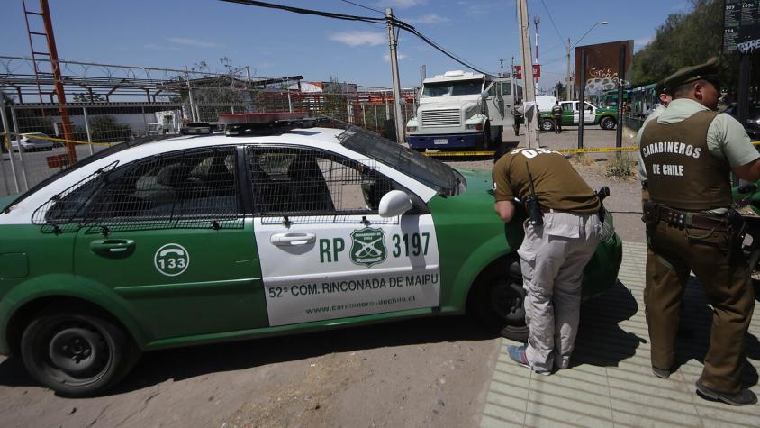 Robo frustrado afectó a camión frigorífico brasileño que transportaba carne en Maipú: conductor fue encañonado
