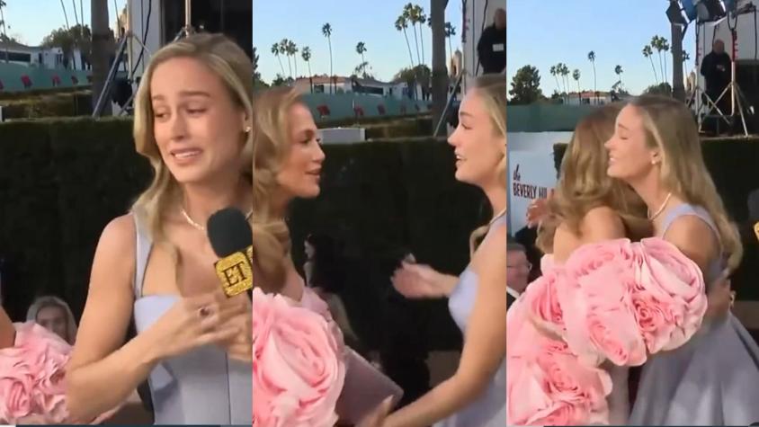 "¡Significas tanto para mí!": Brie Larson llora al ver a Jennifer López en los Globos de Oro